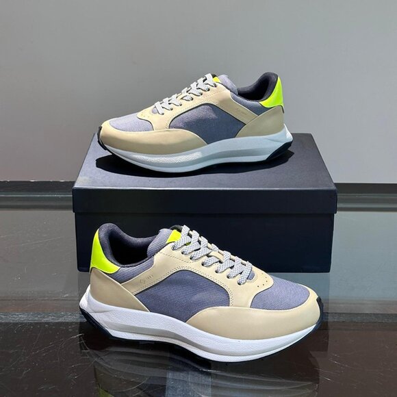 Dunhill Mens Mesh Breathable Sneakers - Picture 5 of 10